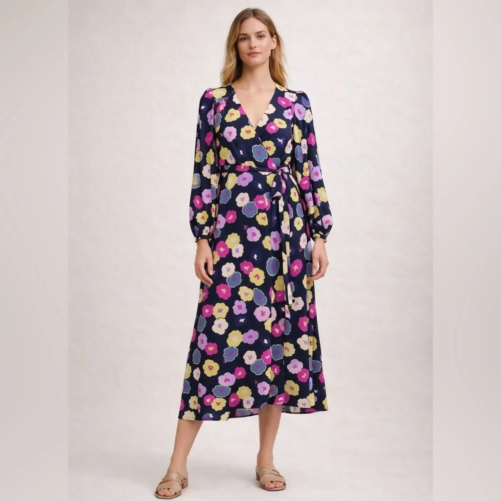 Kate Spade Winter Garden Wrap Dress NWOT